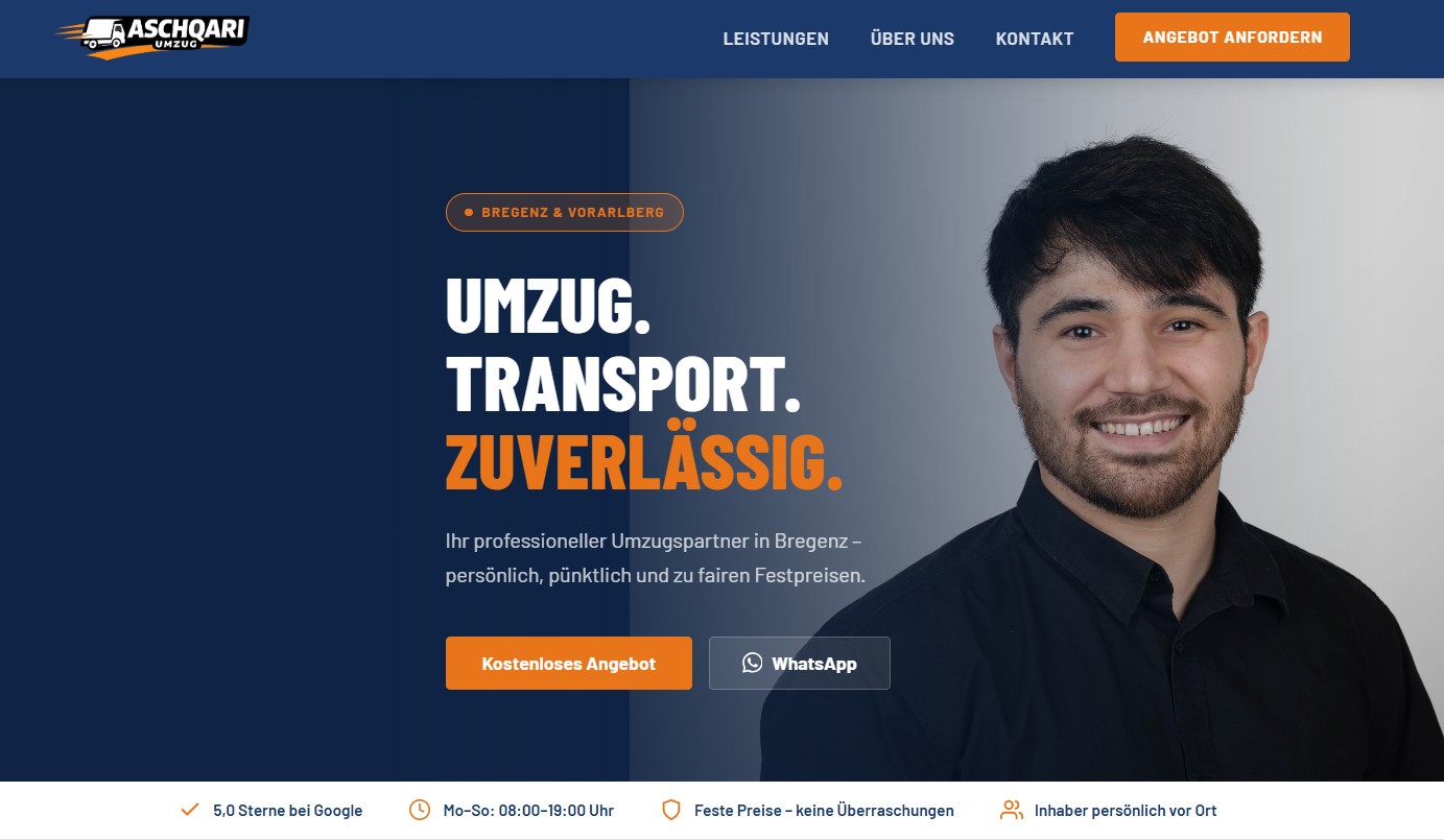 Aschqari Umzug Website Nachher